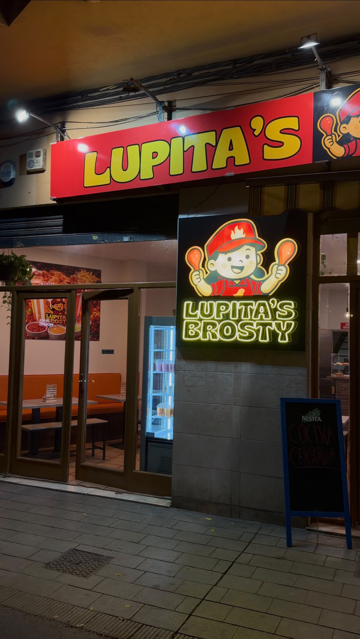 Fachada del restaurante Lupita’s Brosty en Palma de Mallorca